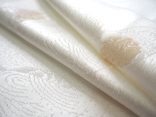 將圖片載入圖庫檢視器 Silk Obi-age Obi-jime Suehiro(folding fan) 3 pcs  for Japanese Traditional Kimono -White for formal
