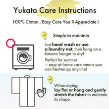 画像をギャラリービューアに読み込む, Men&#39;s Yukata Cotton : Black Yagasuri Yukata
