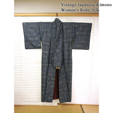 Load image into Gallery viewer, Vintage Japanese Kimono Women&#39;s Robe Silk, Bright Yellow,Bokashi-Dye Kimono (Soft Gradient Effect)

