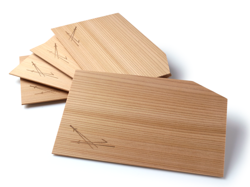 Japanese Cedar Woodcraft :Woodworking Sugi Kamiki 5 sheets set Matsuba