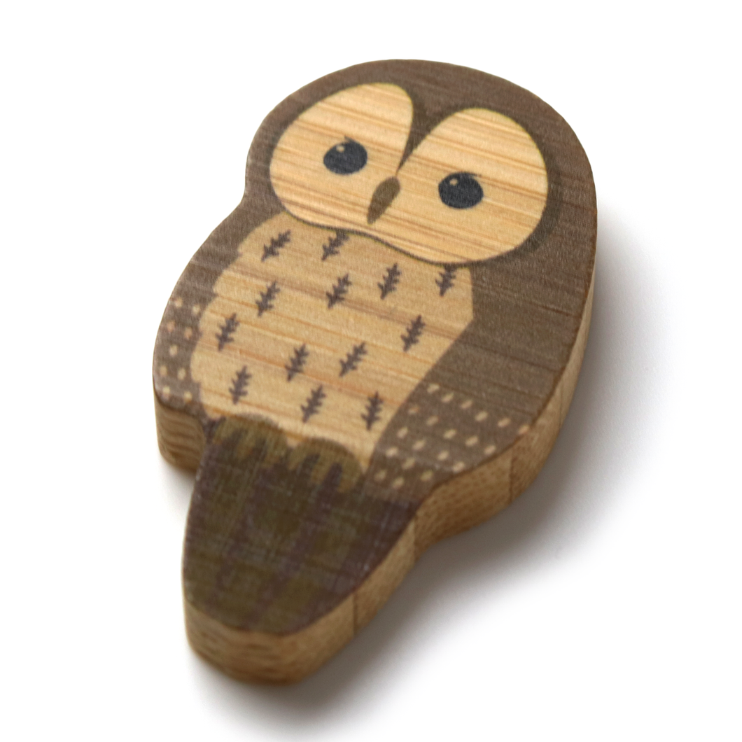 Japanese Bamboo Craft: Chopstick Rest, Tawny Owl
