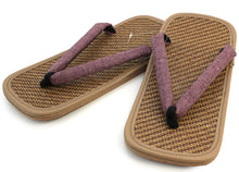 Load image into Gallery viewer, Men&#39;s Casual Bamboo Setta - Mauve Purple Thong
