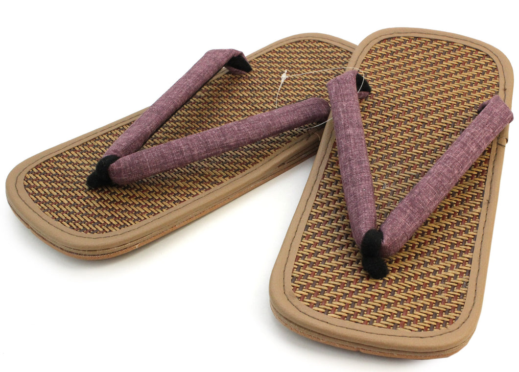 Men's Casual Bamboo Setta - Mauve Purple Thong
