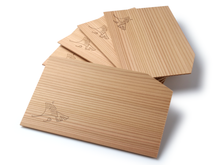 將圖片載入圖庫檢視器 Japanese Cedar Woodcraft : 5 plates, ginkgo
