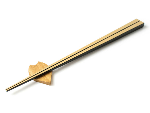 Japanese Bamboo Craft: Chopsticks - Lacquer painted Square BlackJapanese Bamboo Craft: Chopsticks - Lacquer Painted Square Black