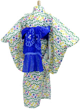 画像をギャラリービューアに読み込む, Girls&#39; Yukata Heko-obi 2 items sets :Japanese Traditional Clothes  - Daisy Green Scandinavian Design
