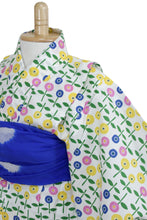 画像をギャラリービューアに読み込む, Girls&#39; Yukata Heko-obi 2 items sets :Japanese Traditional Clothes  - Daisy Green Scandinavian Design
