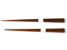 Load image into Gallery viewer, Japanese Bamboo Craft: Chopstick - Octagon Smoked Soot Bamboo
