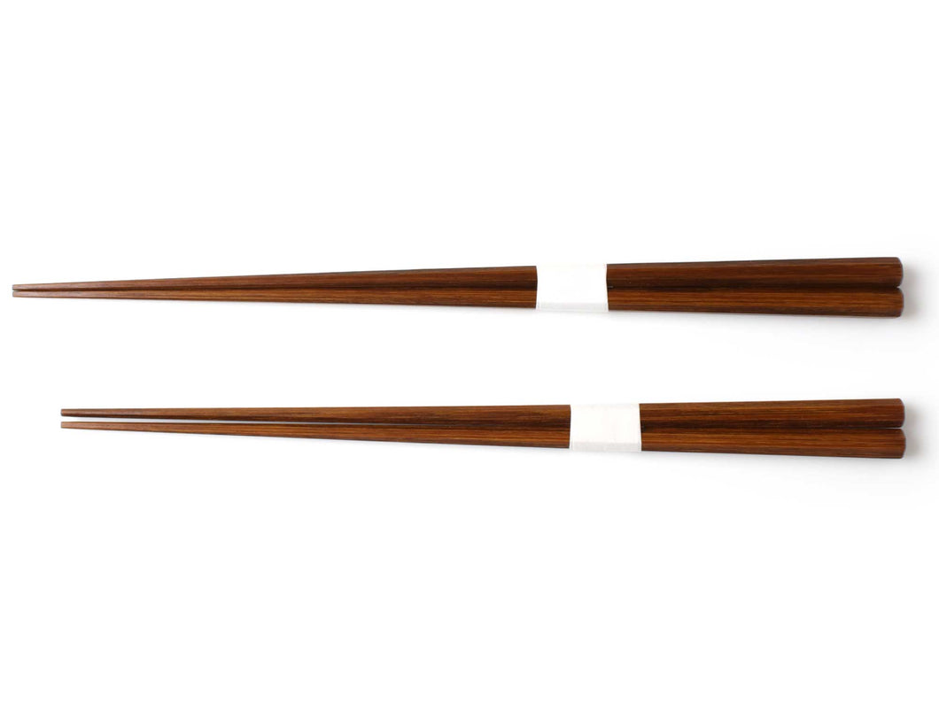 Japanese Bamboo Craft: Chopstick - Octagon Smoked Soot Bamboo