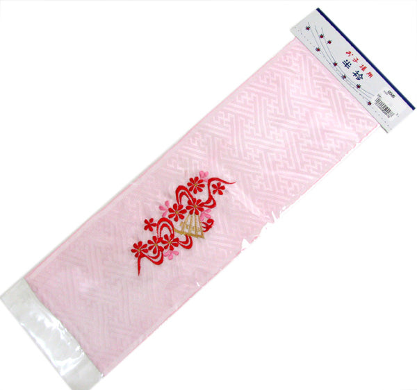Girl's Rayon Cloth Kimono  for Japanese Traditional Kimono -embroidery Pink Fan pattern