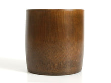將圖片載入圖庫檢視器 Japanese Bamboo Craft: Cup Small Dark Brown
