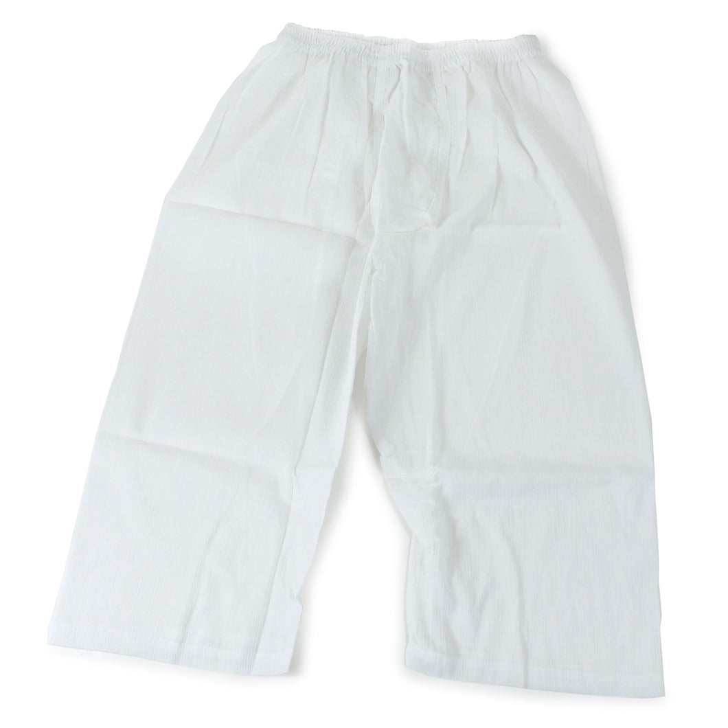 Men's Cotton Kimono Underpants Suteteco White Otoko Shu for Japanese Traditional Clothes