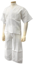 Load image into Gallery viewer, Men&#39;s Gauze Innerwear Tops Hadagi &amp; Suteteco Set White for Japanese Traditional Clothes
