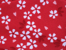 將圖片載入圖庫檢視器 Kid&#39;s Tabi Socks for Japanese Traditional Kimono :Stretch - Red Cherry Blossoms
