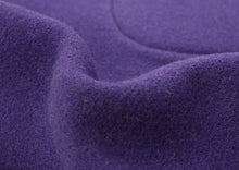 將圖片載入圖庫檢視器 ★英語★■大型格式停滯羊絨混合羊毛可逆灰色x紫色普通口袋與口袋
