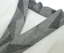 將圖片載入圖庫檢視器 Men&#39;s undershirt cotton for Kimono for Japanese Traditional Kimono - Gray net lattice pattern DANKAN
