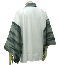 Load image into Gallery viewer, Men&#39;s Cotton Hanjuban for Japanese Traditional Kimono - Blue Gray Stripe DANKAN
