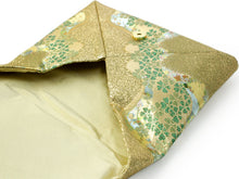 画像をギャラリービューアに読み込む, Sukiya Clutch Bag - Gold Cherry Blossoms
