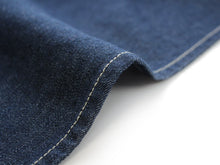 將圖片載入圖庫檢視器 Men&#39;s Denim Kimono Unlined - Blue Damage Finish Pocket
