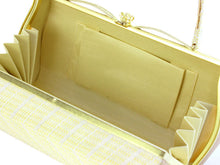 画像をギャラリービューアに読み込む, Formal Bag Zori Set : for Japanese Traditional Clothes- Beige Gold Arrow Pattern
