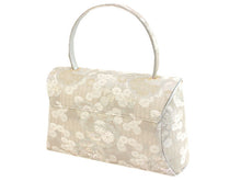 Load image into Gallery viewer, Formal Bag Zori Set : for Japanese Traditional Clothes- Silver Goldern Chrysanthemum Iris
