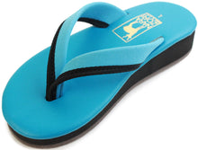 Load image into Gallery viewer, Child sandals NARAZORI for Japanese Traditional Kimono :Blue 20cm
