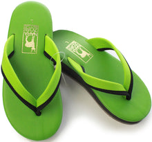 Load image into Gallery viewer, Child sandals NARAZORI for Japanese Traditional Kimono :Yellow Green 20cm
