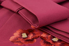 画像をギャラリービューアに読み込む, Women&#39;s Hakama Skirt  for Japanese Traditional Kimono - Camellia Point Embroidery Front &amp; Back
