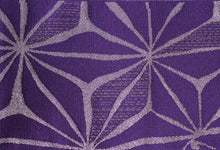 Load image into Gallery viewer, Ladies&#39; Hanhaba-Obi for Japanese Traditional Kimono - Reversible Purple Asanoha
