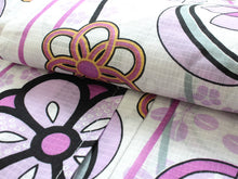画像をギャラリービューアに読み込む, Girl&#39;s Cotton Yukata : Japanese Traditional Clothes  - White Pink Purple Plum Temari 95 - 105cm

