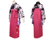 画像をギャラリービューアに読み込む, Ladies&#39; Hakama Skirt  for Japanese Traditional Kimono - Camellia Embroidery

