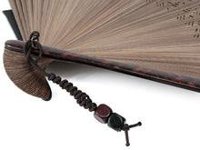 將圖片載入圖庫檢視器 Men&#39;s Cotton Sensu :Japanese Traditional Folding Fan &amp; Fan Bag 2-Piece Set Matcha Plain
