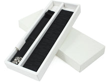 將圖片載入圖庫檢視器 Men&#39;s Cotton Sensu :Japanese Traditional Folding Fan &amp; Fan Bag 2-Piece Set Black Plain Pattern
