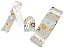 將圖片載入圖庫檢視器 Boy&#39;s Polyester Hakama Set 7 Items for Japanese Traditional Kimono - Five colors Flower Turtle Shell
