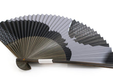 画像をギャラリービューアに読み込む, Men&#39;s Paper Sensu : Japanese Traditional Folding Fan - Black Bat
