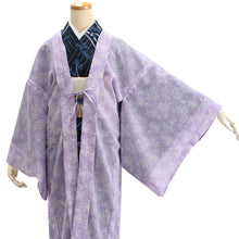 Load image into Gallery viewer, Women&#39;s Kimono Haori Jacket Long  for Japanese Traditional Clothes- Purple Arabesque
