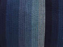 Load image into Gallery viewer, Landscape Tote Bag - Blue Stripe Awashijira
