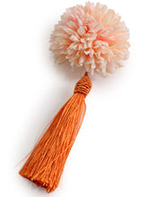 画像をギャラリービューアに読み込む, Corsage Hair Accessory Clip for Japanese Traditional Clothes -  Light Orange Flower
