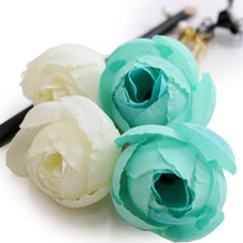 画像をギャラリービューアに読み込む, Hair Accessory  for Japanese Traditional Clothes - Pin Clip - Blue Green x White Flower
