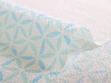將圖片載入圖庫檢視器 Silk Obiage Obijime 2 Item Set for Japanese Traditional Kimono - Light Blue Flower Tortoiseshell
