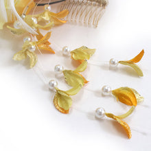 画像をギャラリービューアに読み込む, Hair Accessories Comb U Pin 2 Piece Set  for Japanese Traditional Clothes -Yellow
