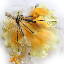 將圖片載入圖庫檢視器 Hair Accessories Comb U Pin 2 Piece Set  for Japanese Traditional Clothes -Yellow
