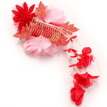 將圖片載入圖庫檢視器 Hair accessories comb for Japanese Traditional Clothes - red
