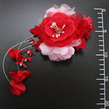 將圖片載入圖庫檢視器 Hair accessories comb for Japanese Traditional Clothes - red
