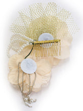 画像をギャラリービューアに読み込む, Hair Accessory Comb  for Japanese Traditional Clothes - Light Beige
