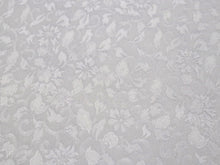 Load image into Gallery viewer, Silk Obiage Tango-chirimen for Japanese Traditional Kimono - Gray Flowers
