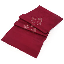 將圖片載入圖庫檢視器 Silk Obiage Tango-chirimen for Japanese Traditional Kimono - Red Brick
