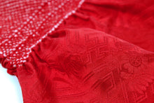 將圖片載入圖庫檢視器 Silk Obiage for Japanese Traditional Kimono - Shiborizome Red
