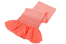 画像をギャラリービューアに読み込む, Silk Obiage for Japanese Traditional Kimono - Shiborizome Pink Orange
