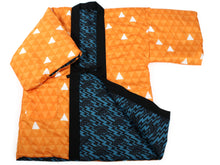 將圖片載入圖庫檢視器 Unisex Reversible Hanten Robe, Japanese Kimono Haori Winter Jacket Coat Outerwear

